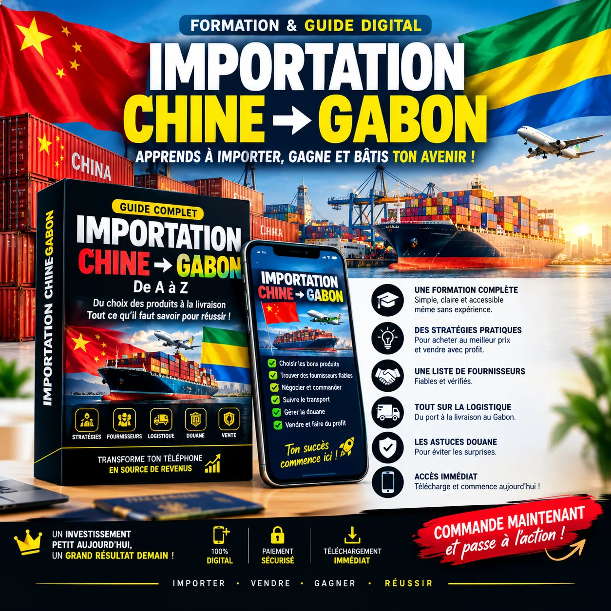 Importation Chine -Gabon